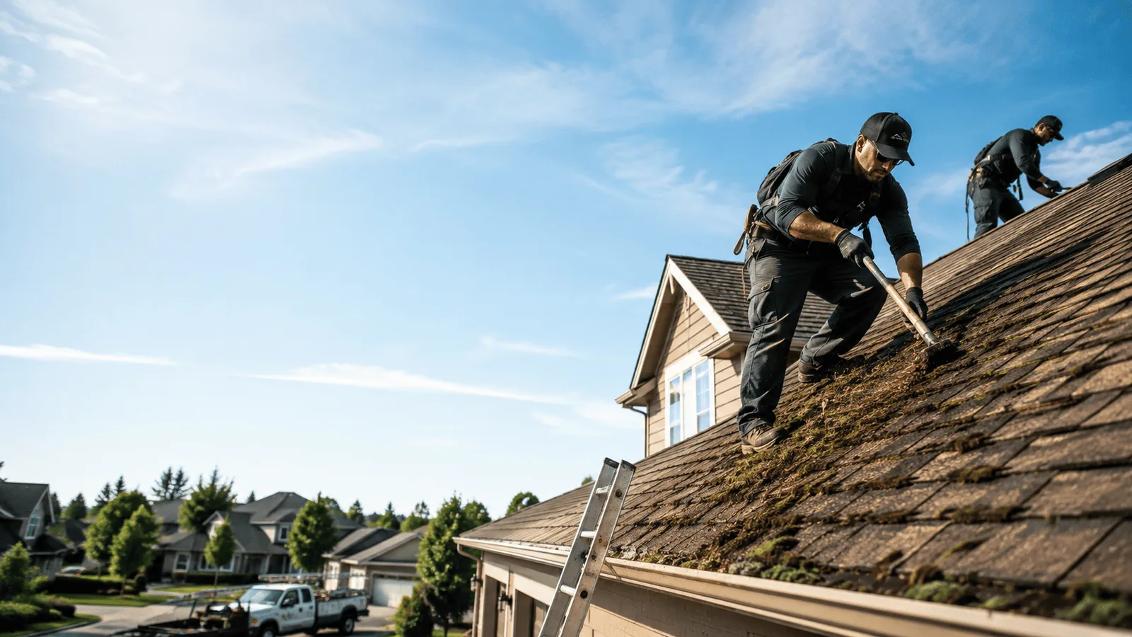 Roof Moss Removal in Upland, CA near me